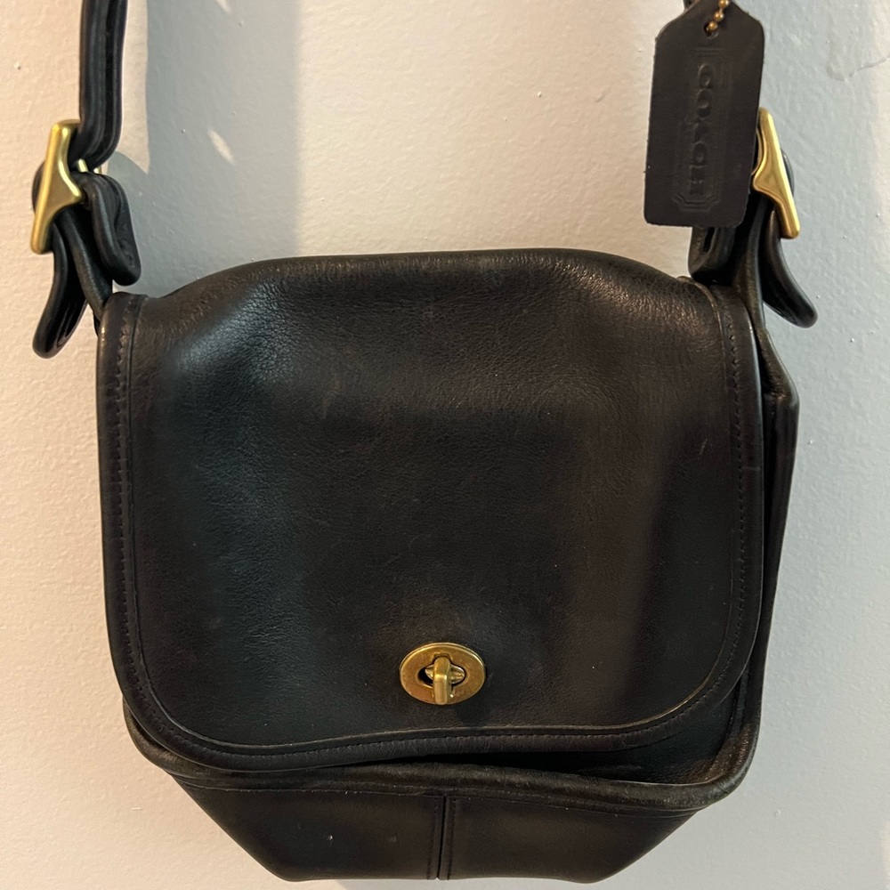 Vintage Coach Saddle Bag